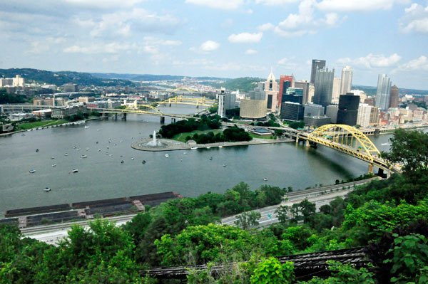 view from the outdoor observation deck